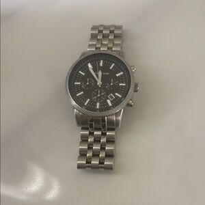Michael Kors Silver Chronograph Watch